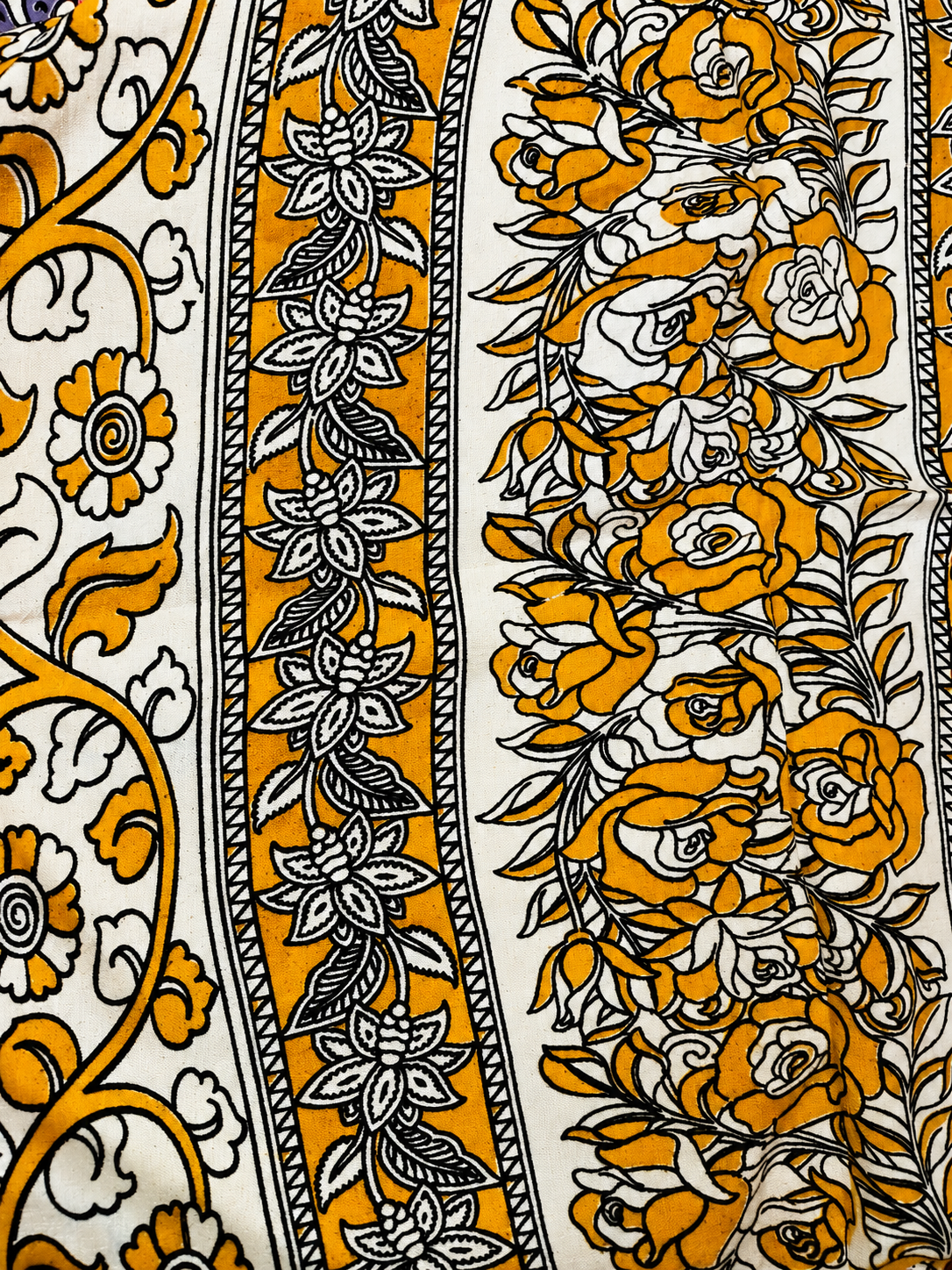 Pink Floral Print Silk duppatta